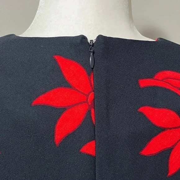 Banana Republic Short Sleeve Floral Print Midi Dress - Picture 10 of 14